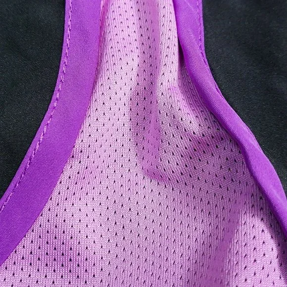 Nike Dry Short Women's Move to Zero Running Training Black Purple CU8890-023 - Picture 5 of 6